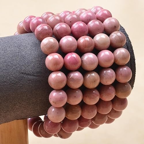 Vista 362 de MASSIVE BEADS Pulsera elástica de yoga hecha a mano con piedra natural, cristal curativo, energía, regalos para adultos unisex de 0.157 in, 0.236