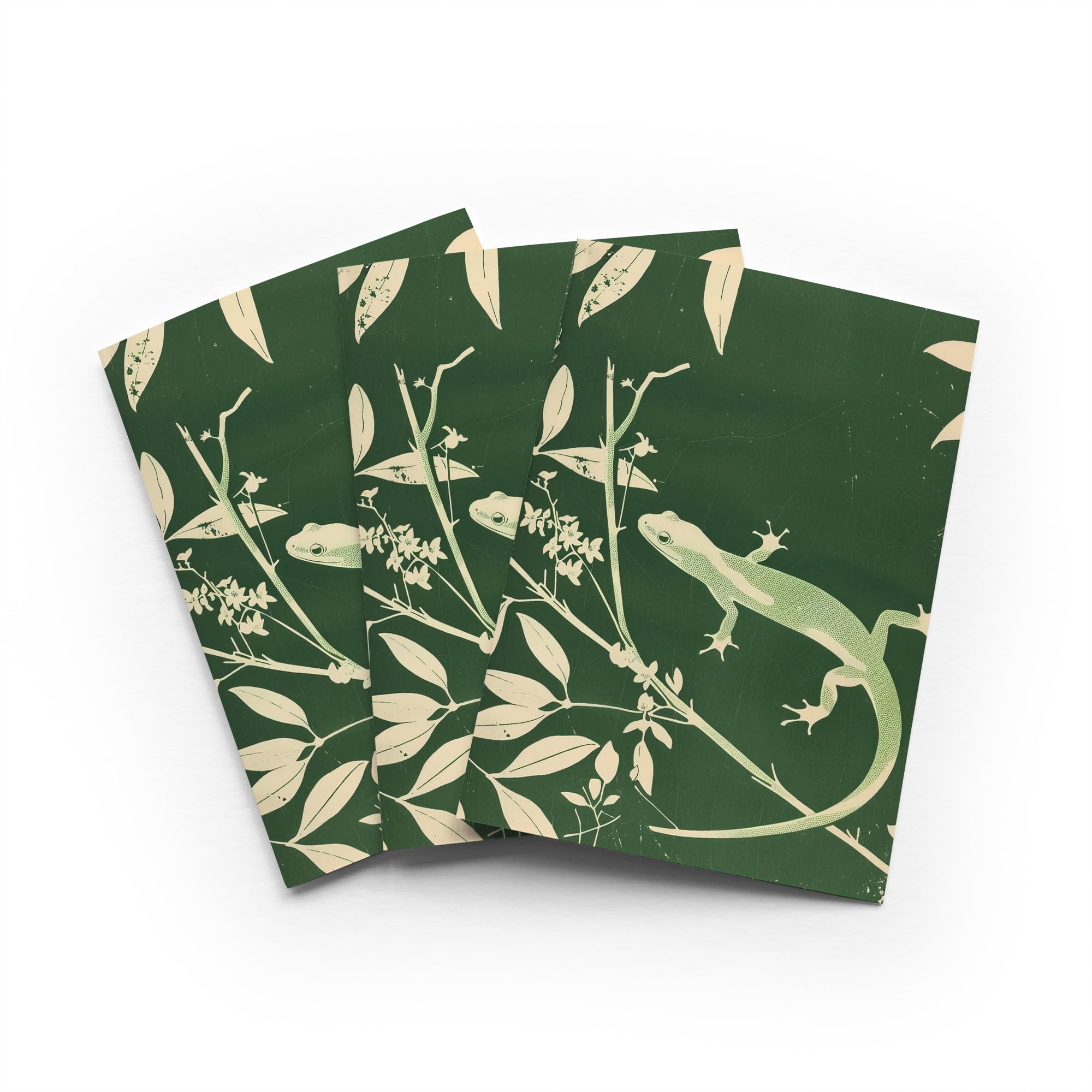 Eastern Newt Greeting Card Nature Wildlife Any Occasion Set of 3 Blank Inside 5x7 Inch 13x18 cm