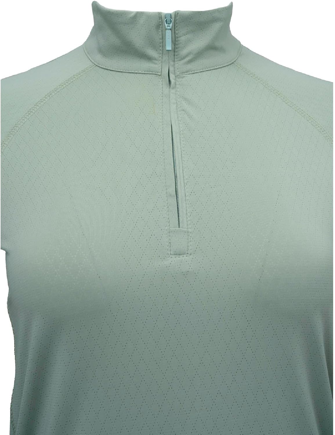 Outback Trading Company Women's Ladies Long Sleeve Stretch Performance Quarter Zip Princess Seams Cooling Shirt