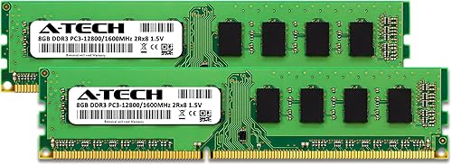 Miniatura 2 de A-Tech Kit de 16 GB (2 x 8 GB) RAM para MSI 760GMA-P34FX, A75A-G55, AM1I, Big Bang XPower II, H61I-E35W8, H81-P35, Z77A-G43 GAMING, Z77IA-E53  DDR3