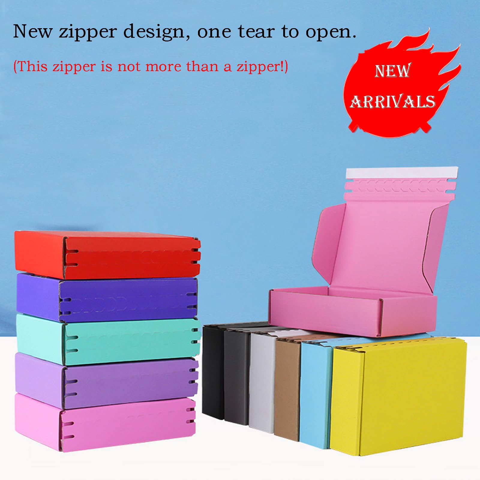 Embalaje de envío negro de 10.5 x 6.3 x 2 pulgadas de alto, cajas de cartón corrugado duro para regalo para propuesta de dama de honor, invitaciones, boda, Navidad, aniversario