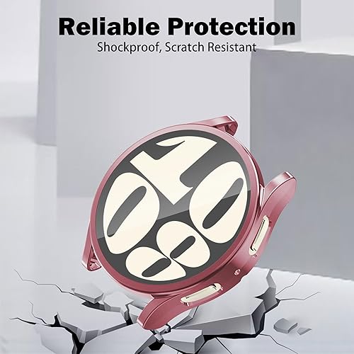 Miniatura 7 de Seltureone Funda protectora de pantalla compatible con Samsung Galaxy Watch 6 de 1.575 pulgadas, funda protectora de TPU suave para Galaxy Watch 6