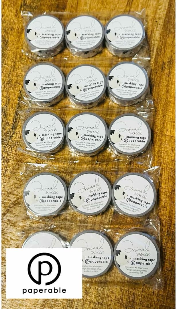 大特価 マスキングテープ パンダ 15個 ペパラブル アニマルボイス