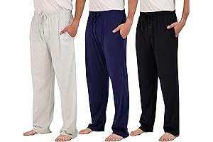 3 Pack Men's Cozy and Comfortable Pajama Pants