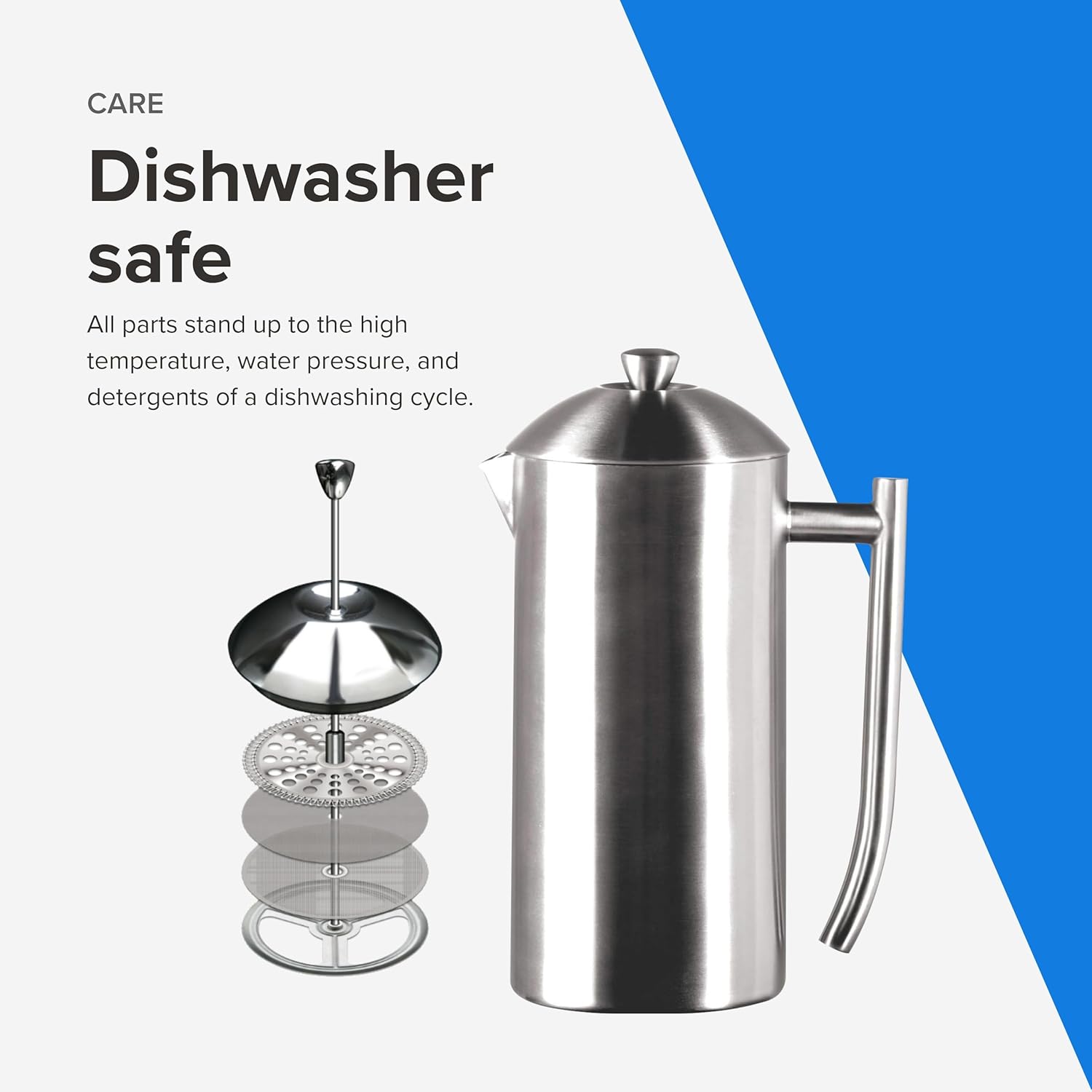Frieling Stainless-Steel French Press Coffee Maker, Liberia Ubuy