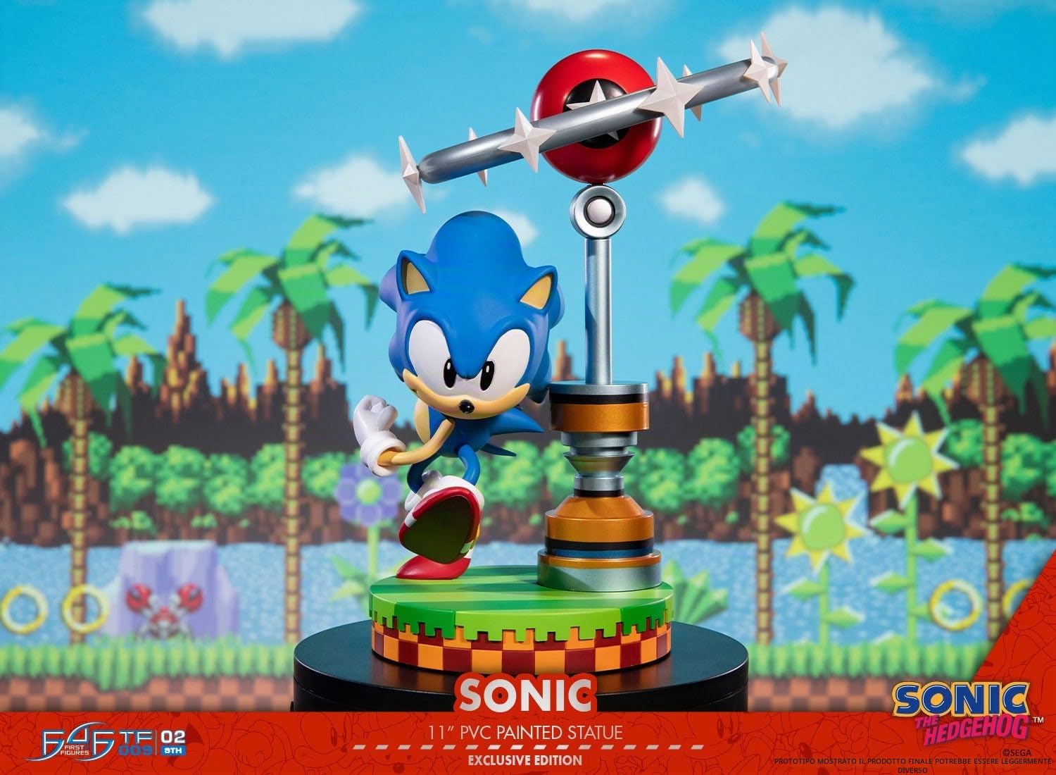 MERCHANDISING LICENCE First4Figures Sonic The Hedgehog - Sonic - Statuetta in PVC Collector's Edition 27cm
