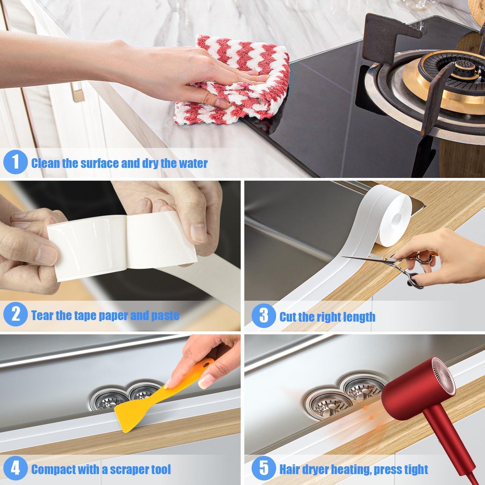 How to Caulk Kitchen Counter to Wall: Easy Steps for a Perfect Seal 3 How to Caulk Kitchen Counter to Wall: Easy Steps for a Perfect Seal