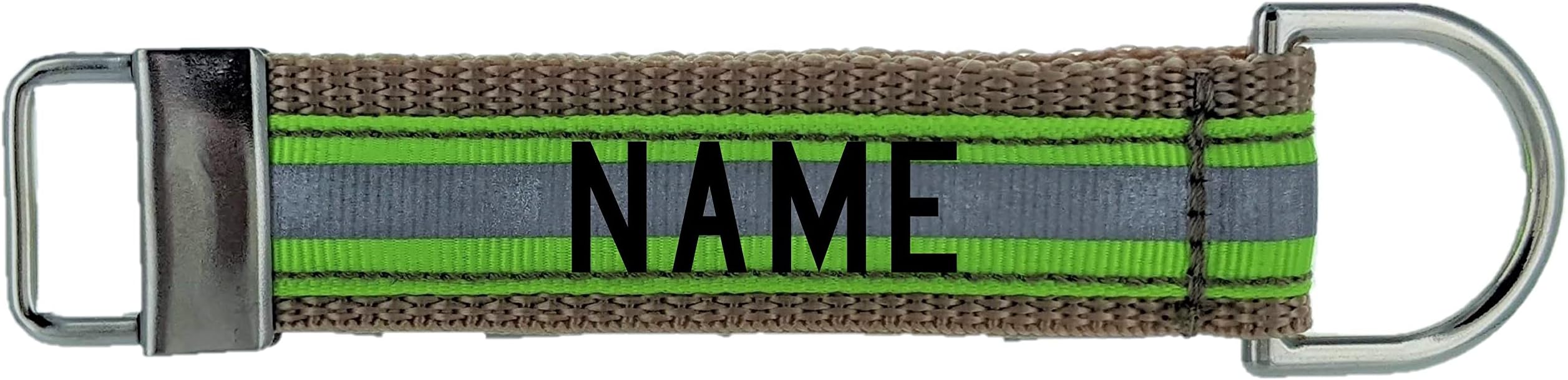 Firefighter Personalized Keychain with D-Ring
