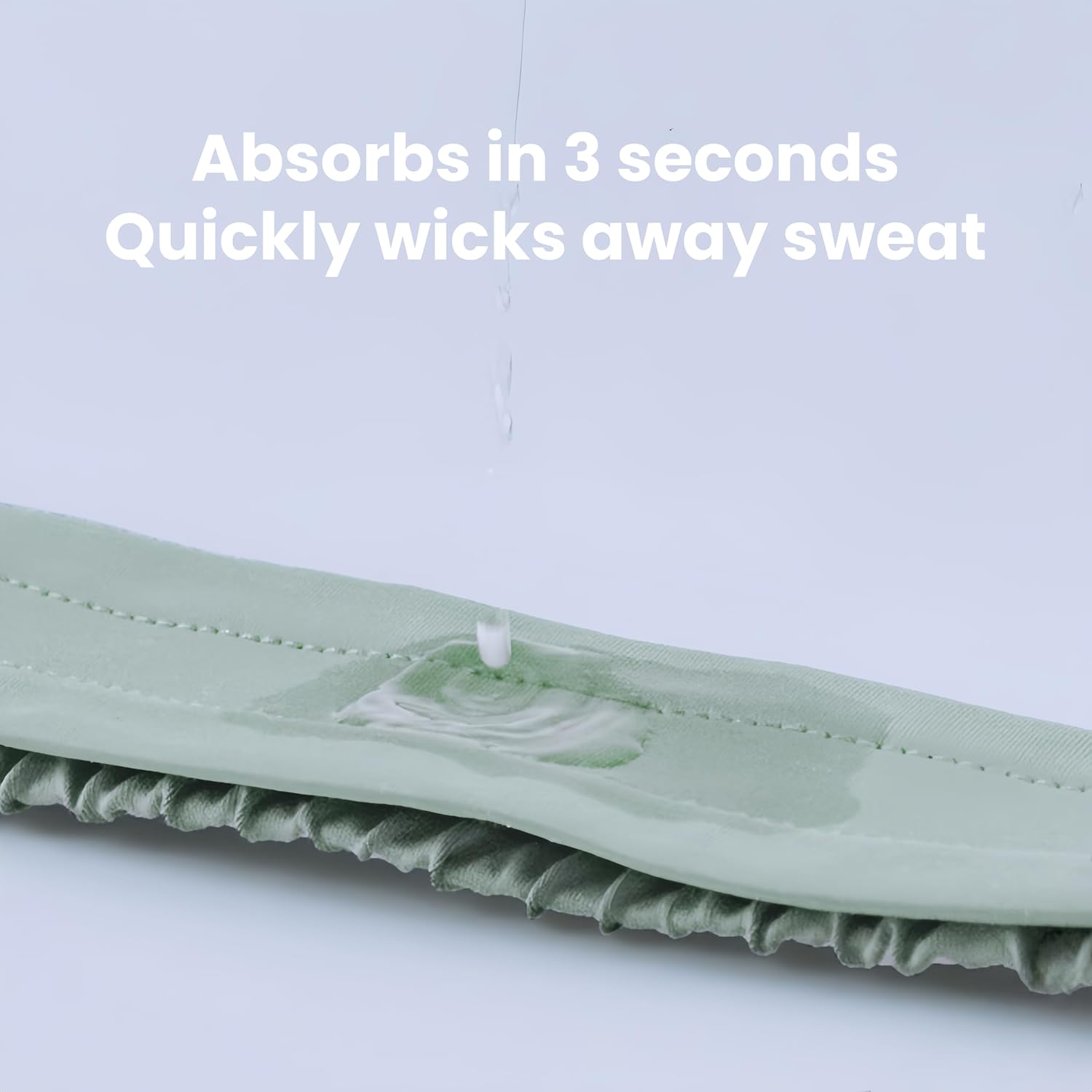 Moisture Wicking Sports Headband Breathable Quick Dry Sweat Control for Running Yoga Fitness Outdoor Activities