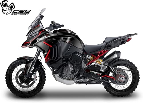 Dabrabbit Nuevo Kit gráfico para DUCATI Multistrada V4 S Full Graphic kit (RL-B) (MATTE)