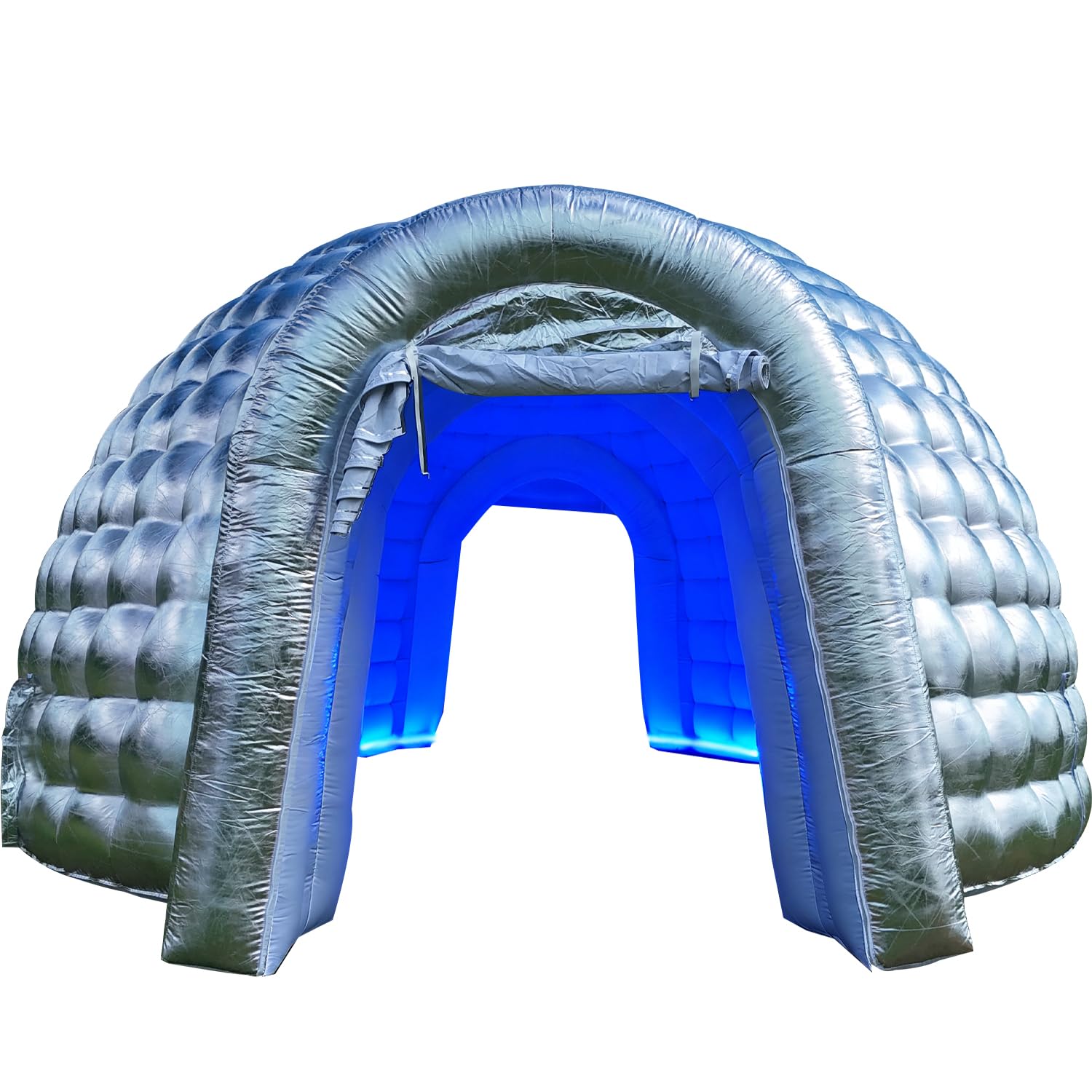 SAYOK Outdoor Portable Inflatable Igloo Dome Tent with Led Light for Party Wedding Event Camping