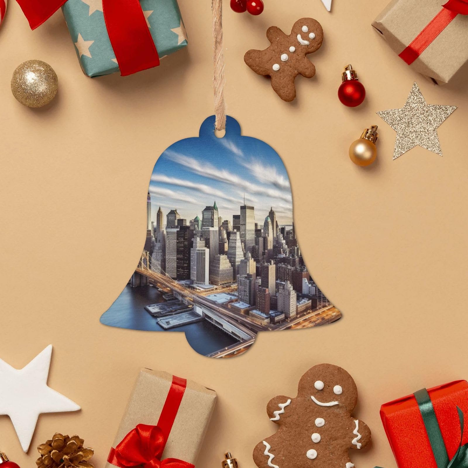 Amazon.co.jp: 6個 木製クリスマスオーナメント ニューヨーク市 Amazon.co.jp: 6個 木製クリスマスオーナメント ニューヨーク市