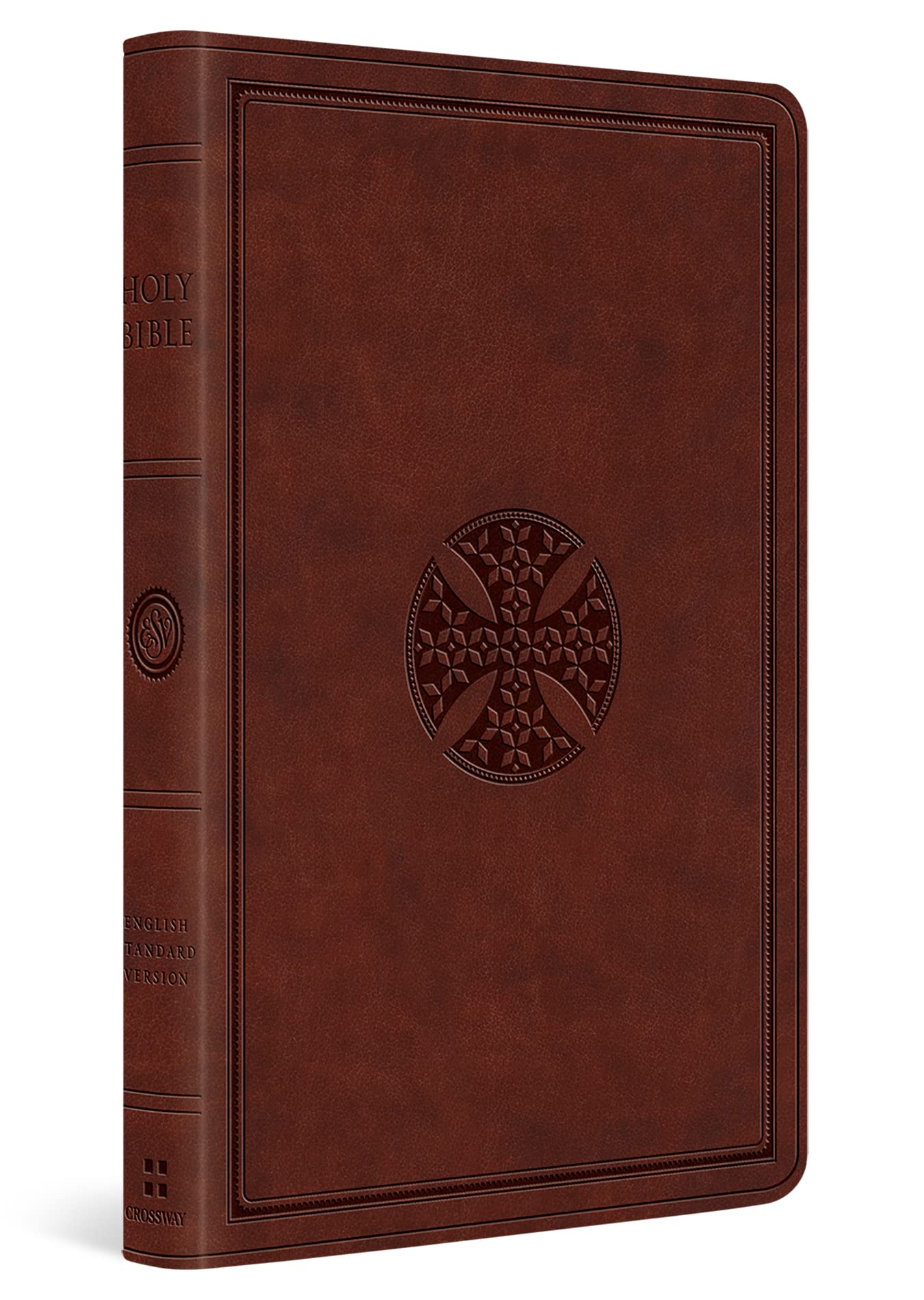 ESV Value Thinline Bible: English Standard Version, Trutone, Brown, Mosaic Cross, Value Thinline