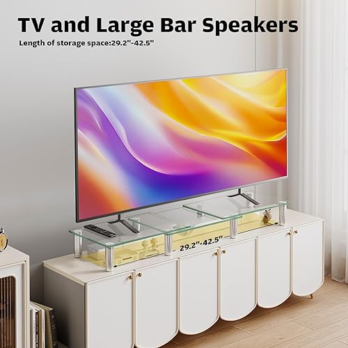 Miniatura 5 de Hemudu Soporte para monitor doble, longitud y ángulo ajustable, soporte para monitor doble, organizador de escritorio para PC, computadora, laptop