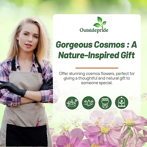 Miniatura 5 de Outsidepride Cosmos Garden - Mezcla de semillas de flores silvestres - 1 libra