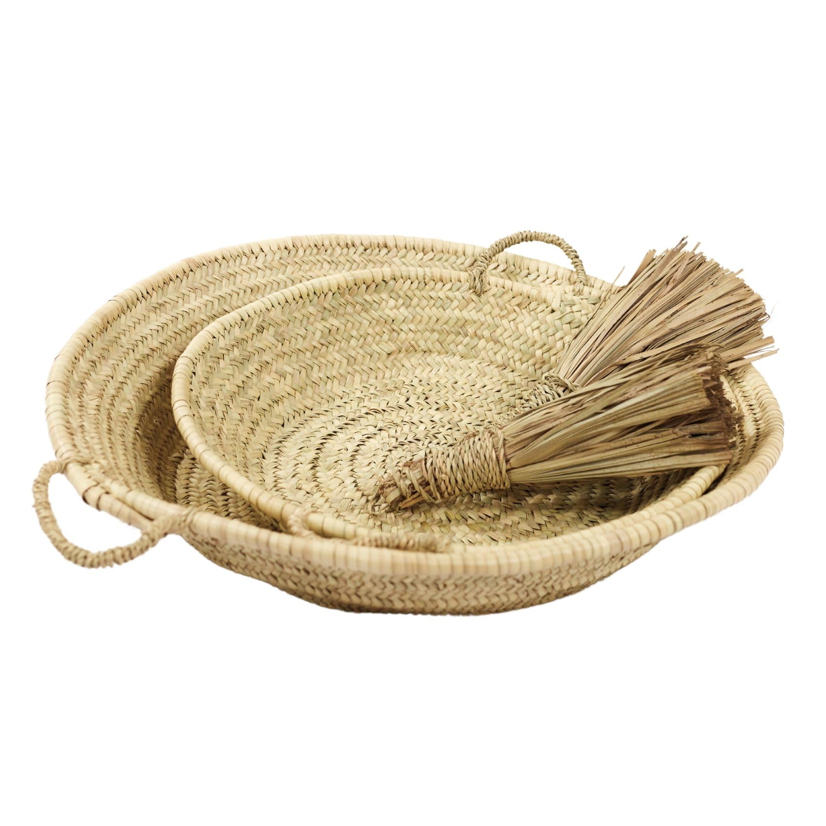 Home Home Maison Cesta plana con asas Palm