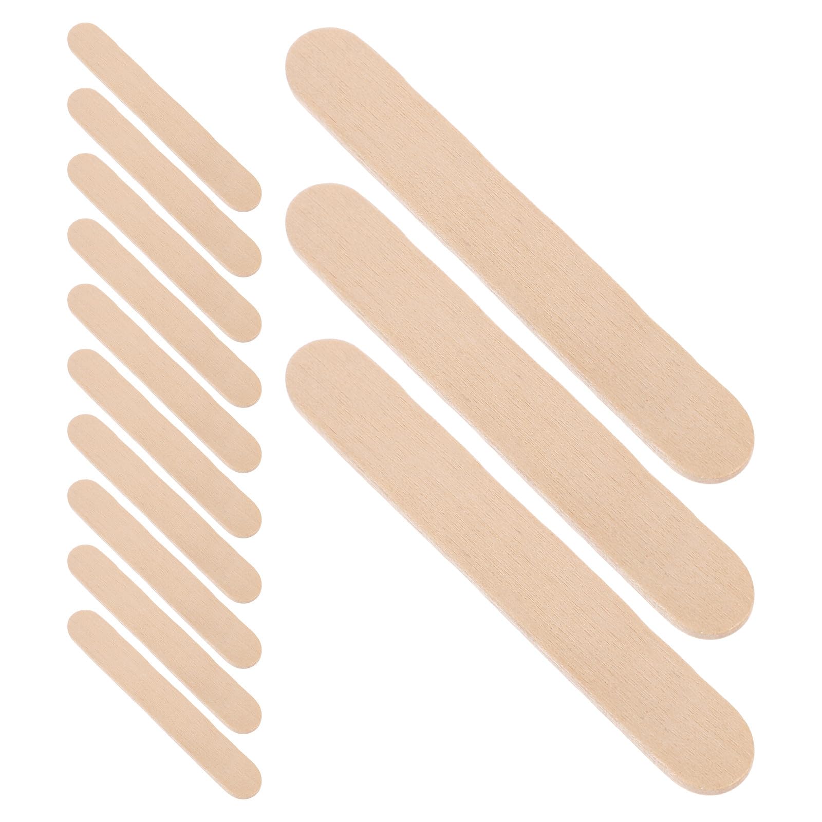 Alipis Palitos de Madera para Manualidades 1000 Unidades Palitos de Helado Naturales 65X10X2 MM Material Seguro y Lijado para Bricolaje Decoración Proyectos Escolares y Arte Infantil