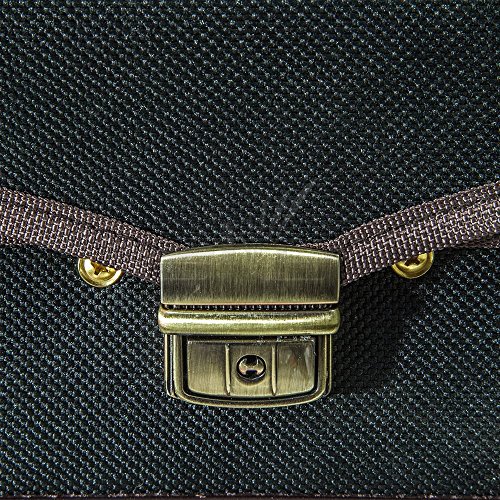 Paititi 15 inch Professional Oblong Shape Lighweight Viola Hard Case with Hygrometer Black/Brown - Thumbnail 6