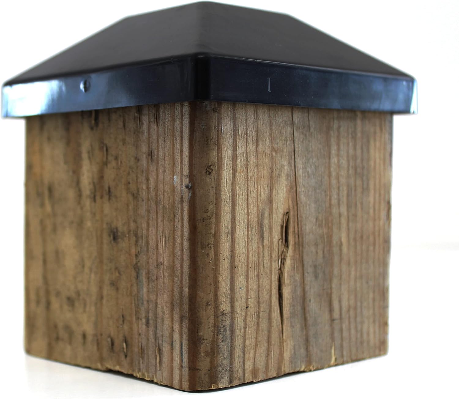 Nominal 4x4 Plastic Fence Post Caps with Nail Hole (3-5/8"x 3-5/8") (54, White)