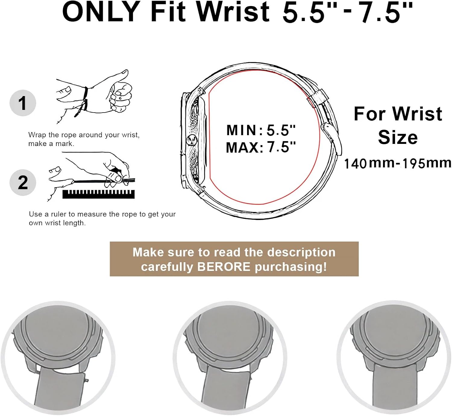 24mm Watch Band for Suunto 7/9/9 Baro/D5, Premium Nylon Replacement Watch Strap for Suunto Spartan Sport/Spartan Sport Wrist HR/Baro