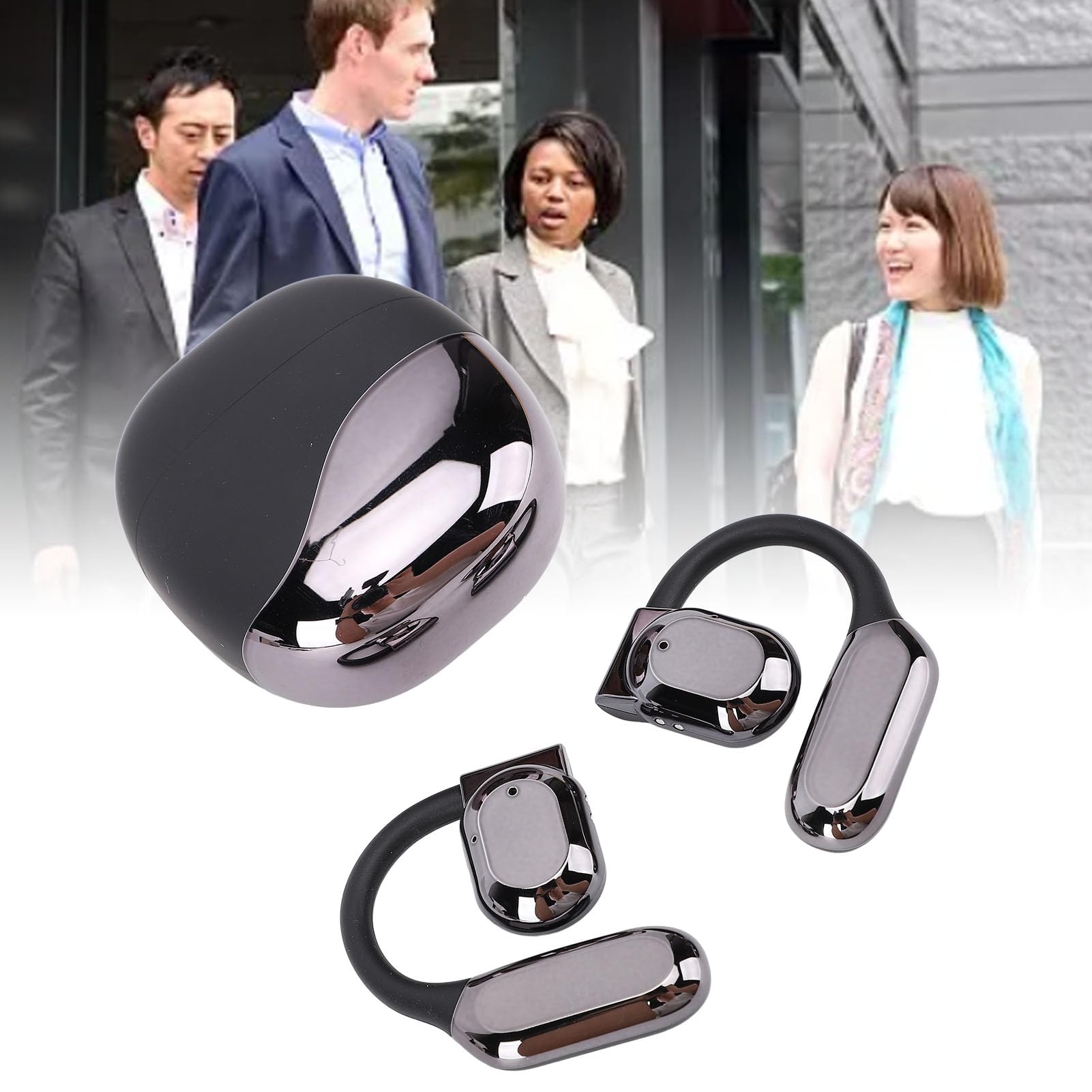 Alomejor real time language translation earbuds, seamless instant wireless translation earbuds - Image 3