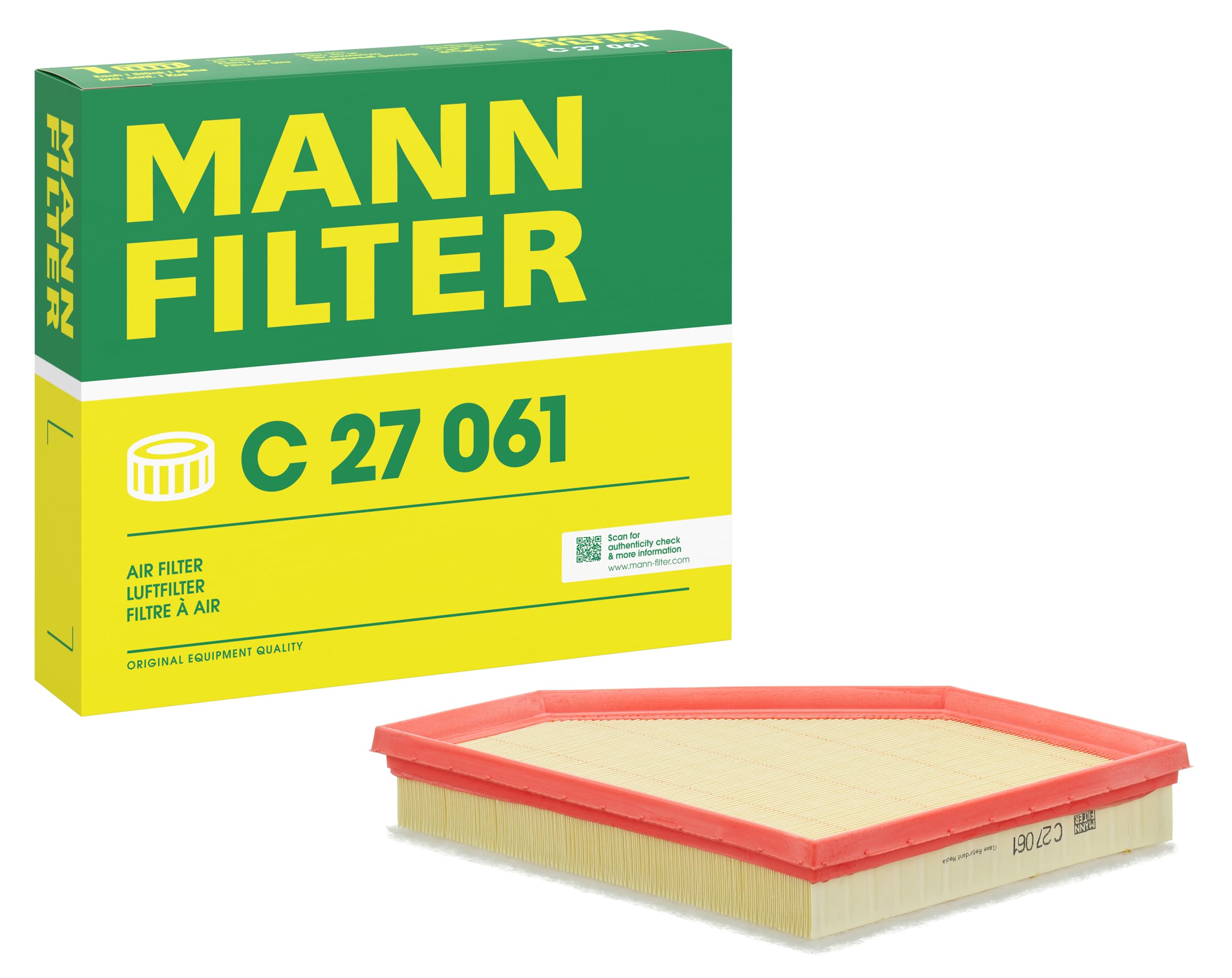 MANN-FILTER C 27 061 Air Filter - for Cars + Transporters