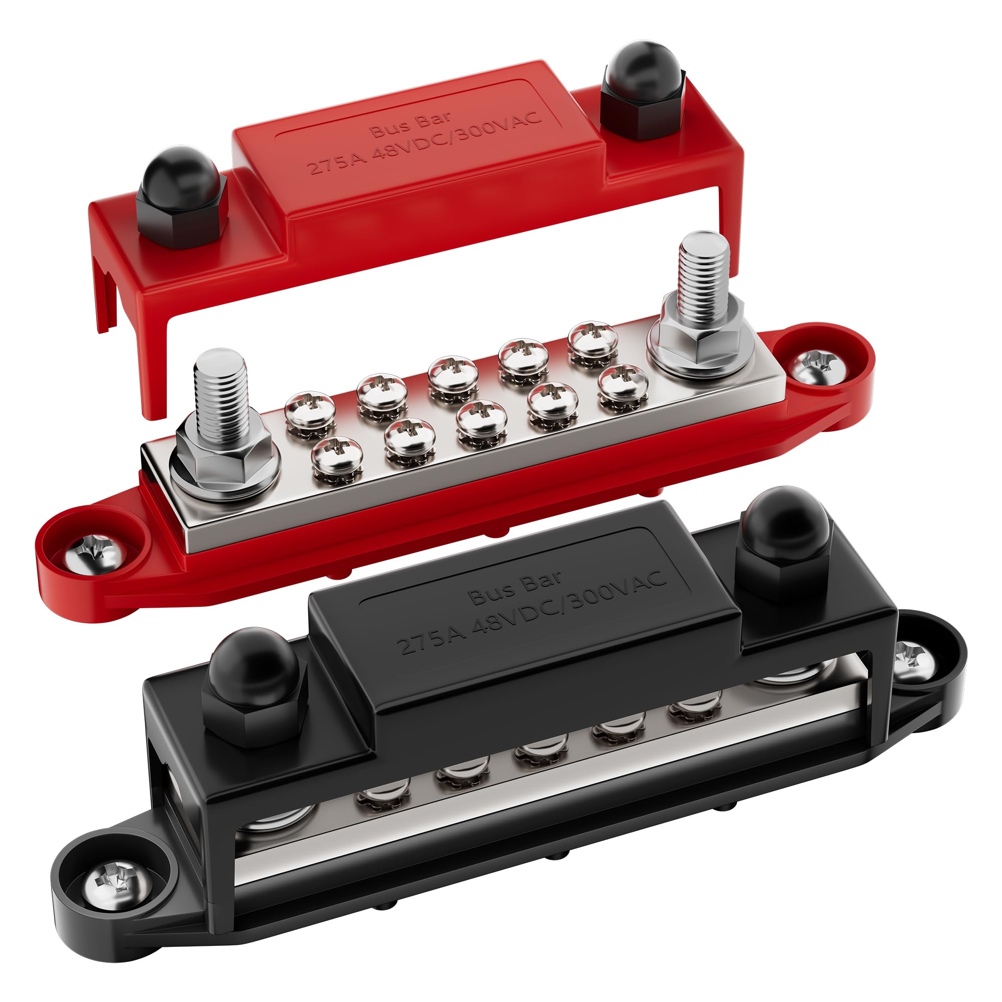 Amazon.com: RVBOATPAT Bus Bar 12V 275A Power Distribution Block 2