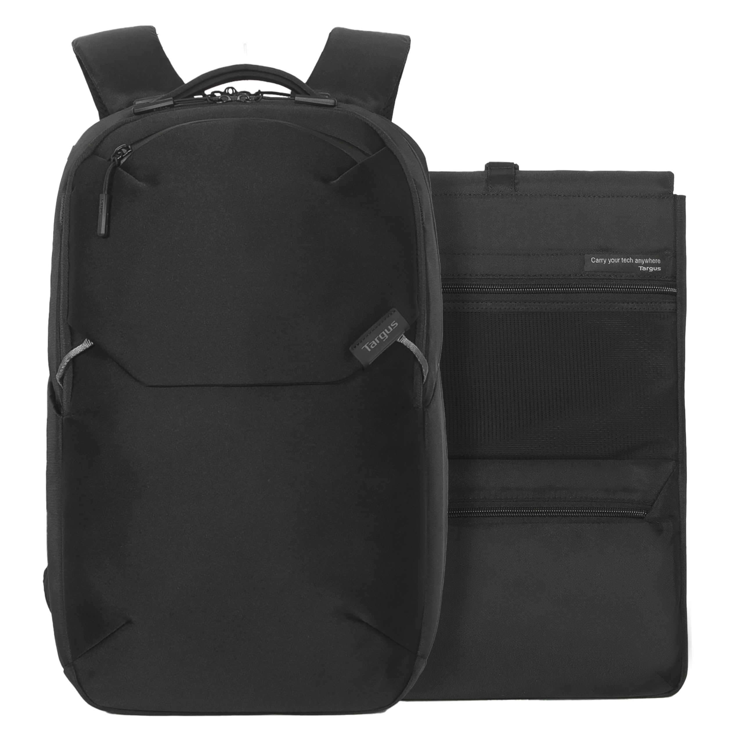 Targus 15-16” Work+ EcoSmart Backpack – Detachable Tech Organizer, Lockable Zippers, Recy…