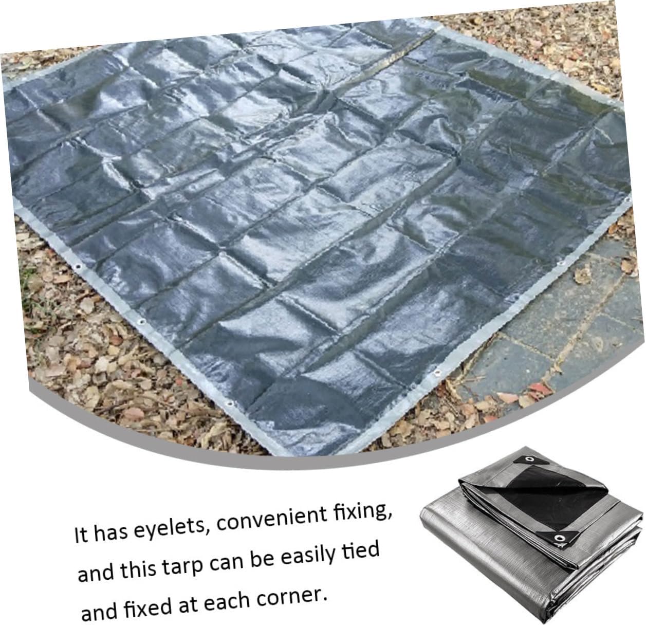 1Pc Tarpaulin Plant Cover Thickened Rain Tarp for Outdoor Use Durable Pe Material for Camping Furniture Protection