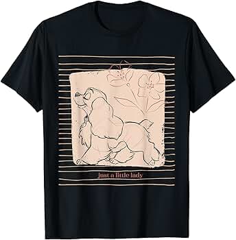 Amazon | DISNEY わんわん物語 LADY プリント 152100011 Tシャツ