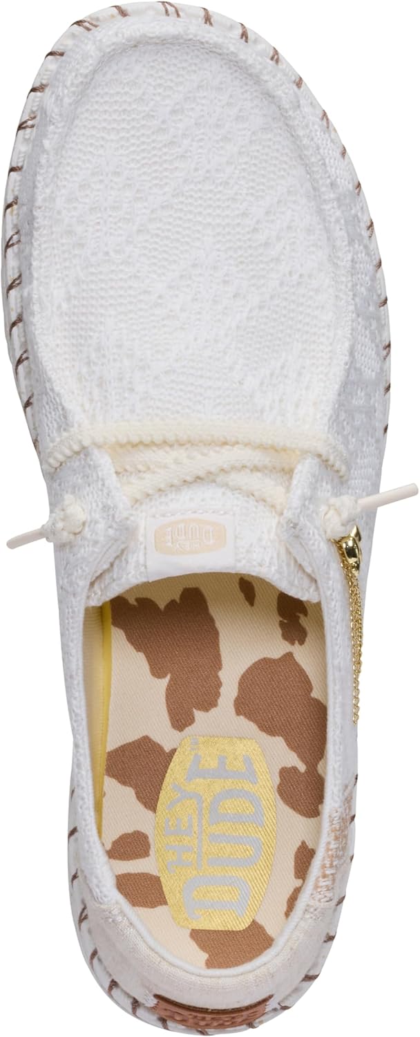 HEYDUDE Women’s Wendy Boho Knit | Women’s Lightweight Casual Slip-On Loafers | Comfortable Everyday Shoes - Image 3