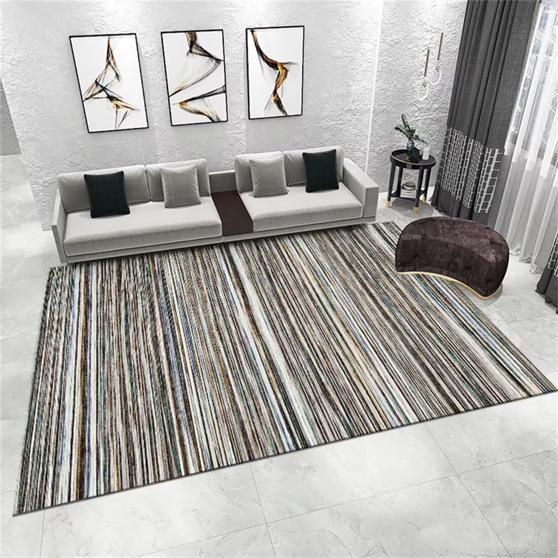 Objet décoration moderne 60x90cm au design de lignes épurées
