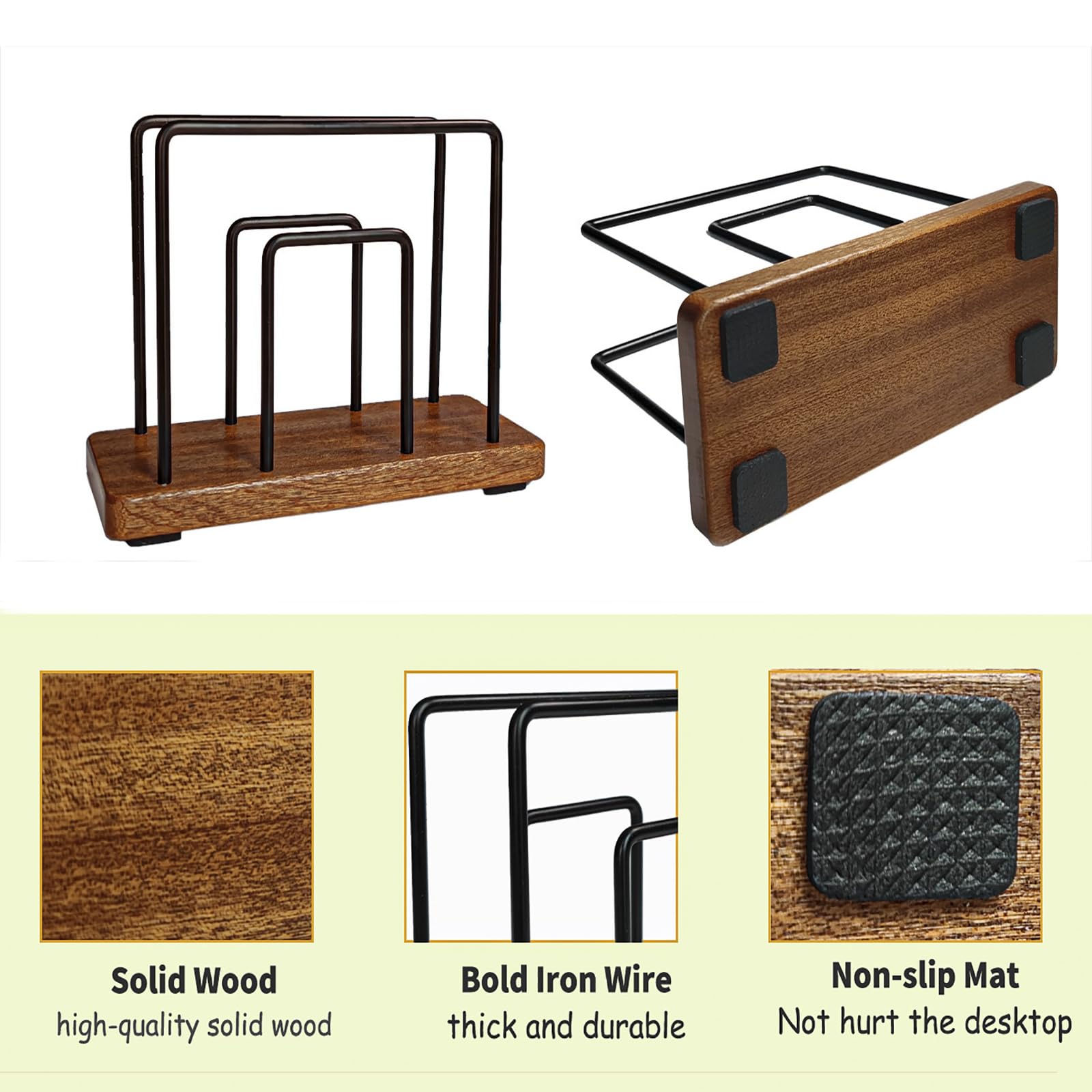 Portatovaglioli In Legno Stile Fattoria - Distributore Per Tavoli, 14x13x7 Cm, Contiene 50 Tovaglioli - Foto 6