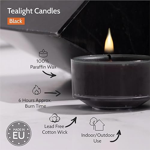 Miniatura 60 de HYOOLA Velas aromáticas de vela – Taza transparente – Velas perfumadas de Lily Tealight – 6 horas de tiempo de combustión – Paquete de 15 – Lily