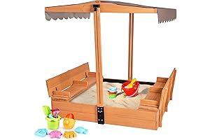 Aivituvin Kids Sandboxes with Canopy - Ultimate Outdoor Sandbox Experience