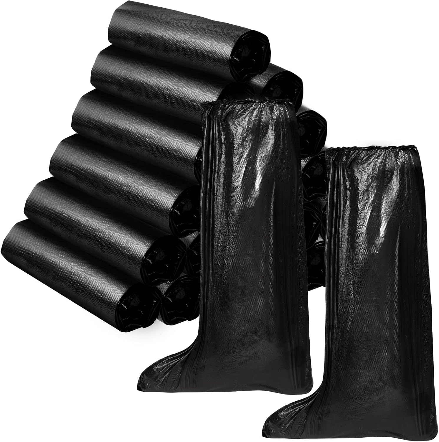 Haysandy Shoe Covers Disposable Non Slip Plastic Boot Covers Long Waterproof Shoes Covers Safety
