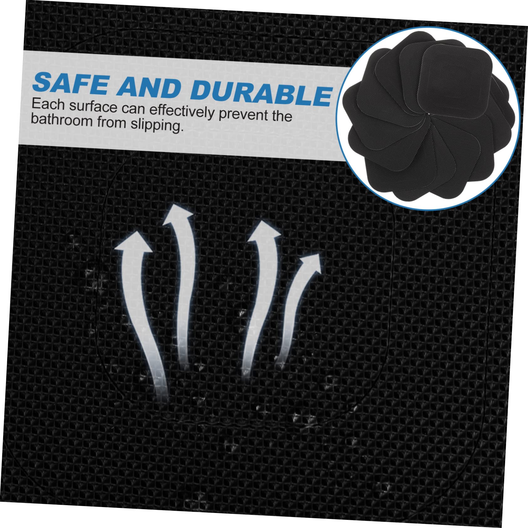 IMIKEYA 80hojas Pegatinas Antideslizantes para Baño De Seguridad Bañera y Ducha Material Peva y Fácil Instalación Prevención De Resbalones Superficies Lisas
