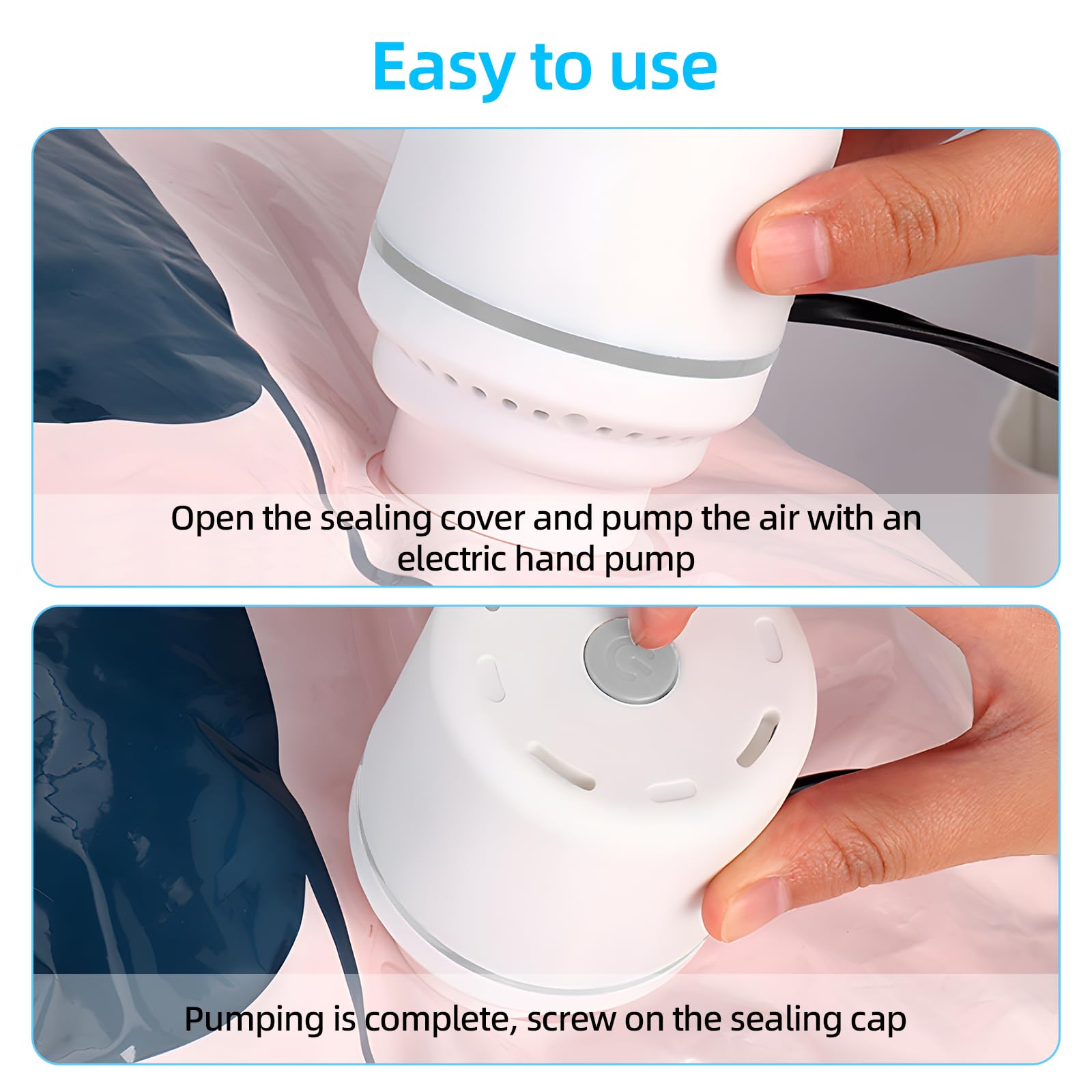 Envasar Al Vacio Ropa Bomba De Vacío Eléctrica 30W Para Bolsas