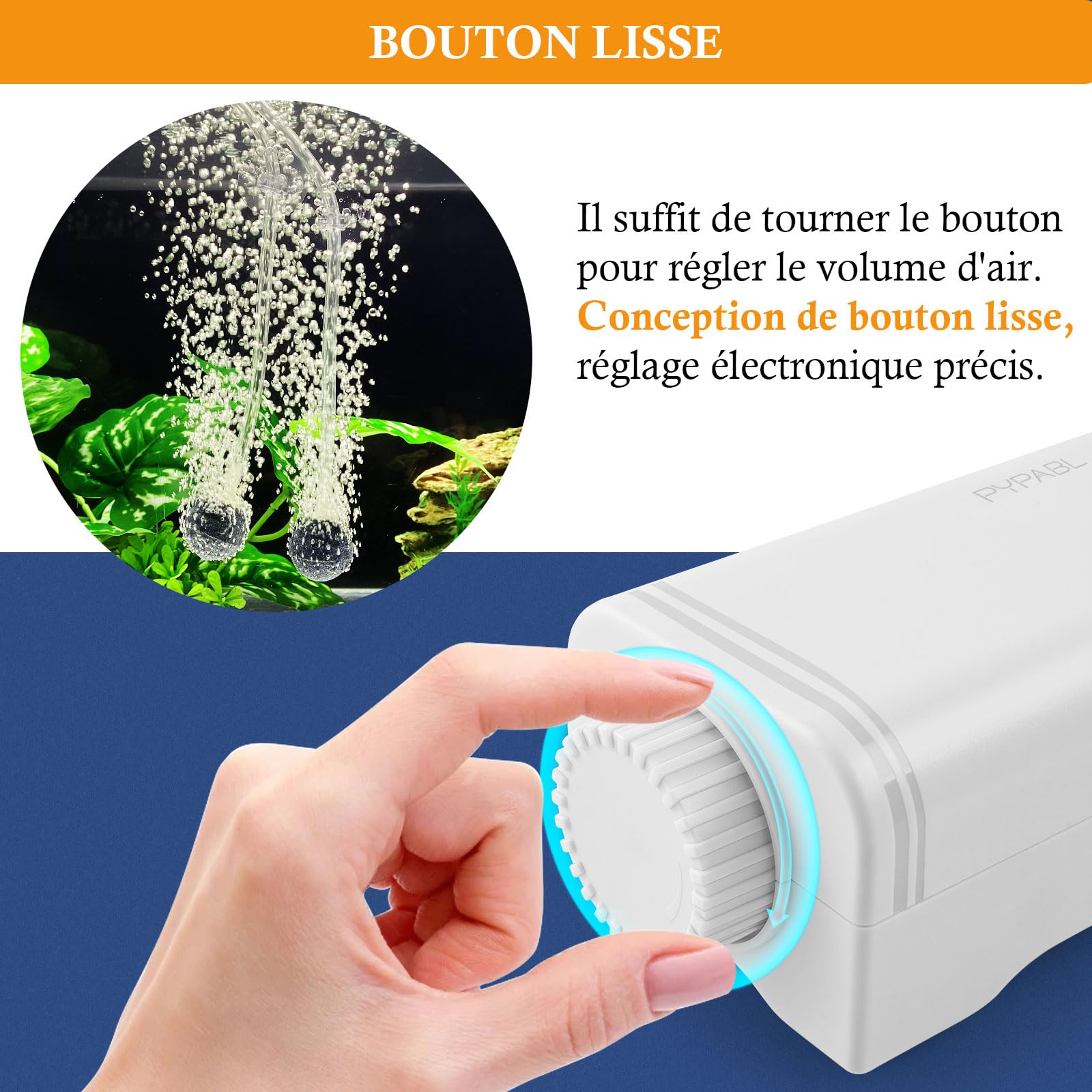 4W Pompe à Air pour Aquarium, Pompe à Oxygène Silencieux, Aérateur Puissant pour Aquarium Jusqu'à 400l, Bulleur d'air pour Poissons avec Tube d'air Et Pierres d'air