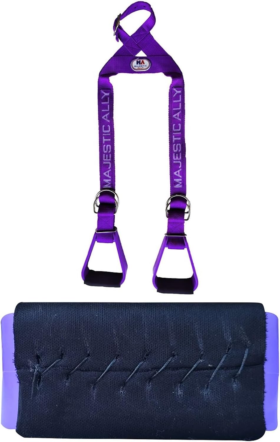 Majestic Ally Nylon Overlay Adjustable Heavy Duty Padded Youth Stirrup