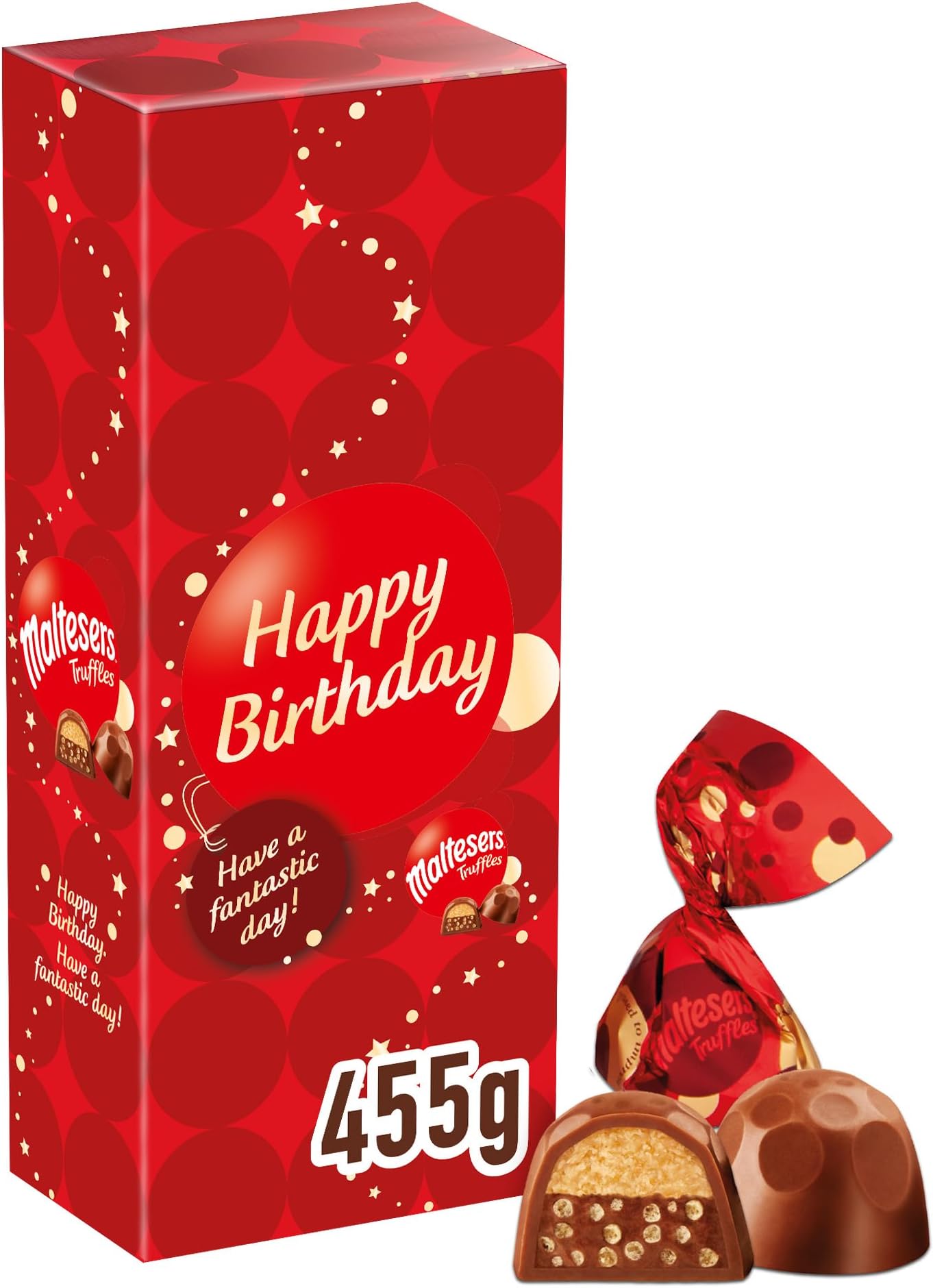 Maltesers - Truffle Ultimate Gift Pack 455g with Happy Birthday Sleeve