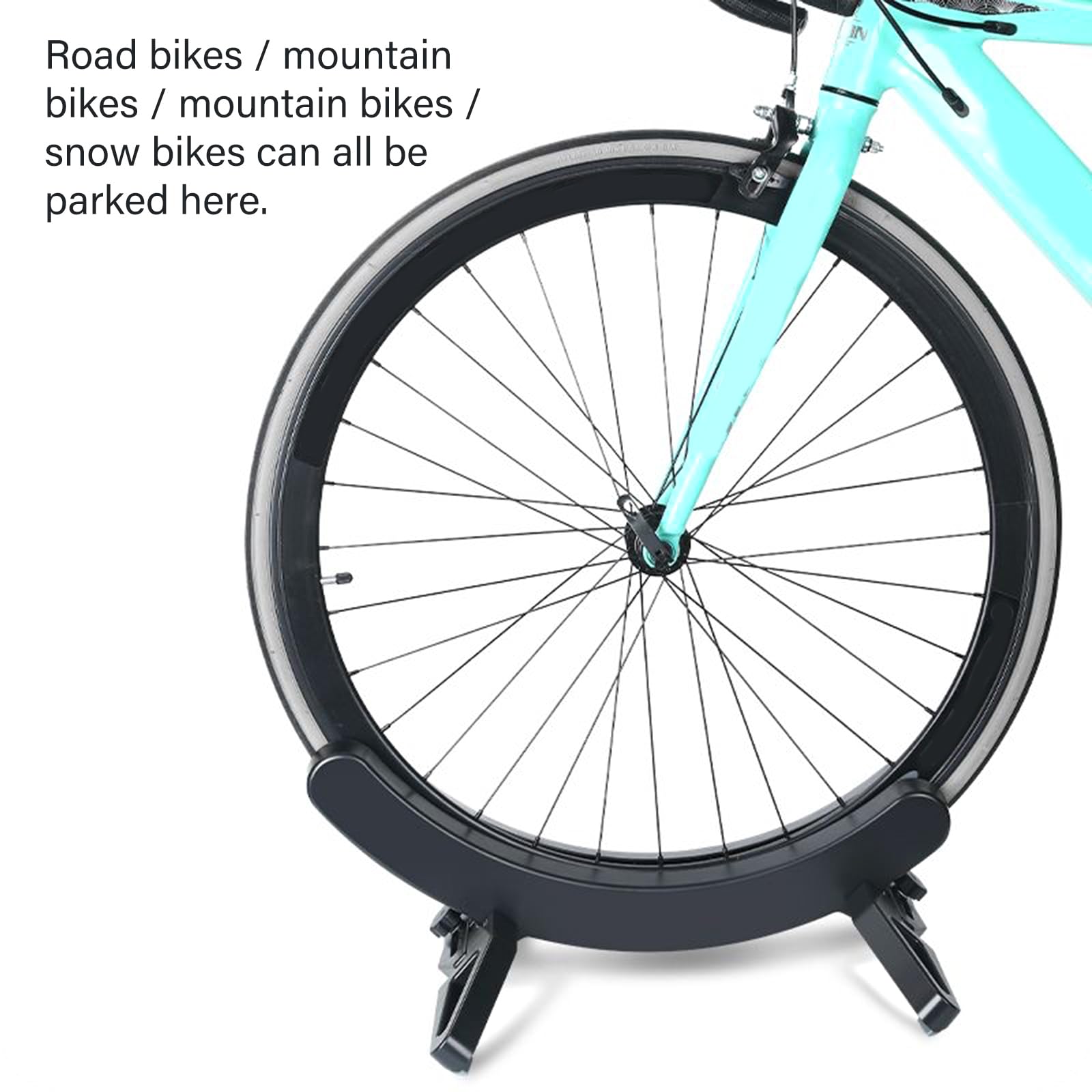 Soporte de reparación de bicicletas de altura ajustable, estante de almacenamiento resistente para bicicletas de montaña, garaje en casa y mantenimiento al aire libre, soporte antideslizante