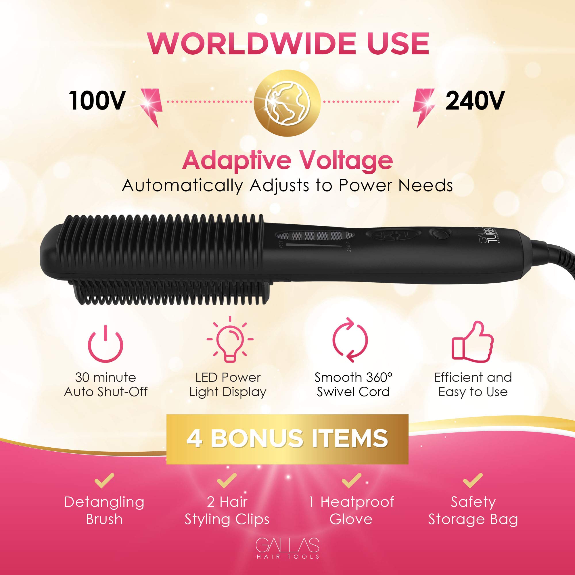 Gallas Turbo Styling Comb The Gallas Turbo Styling comb is like having your own  main image 4