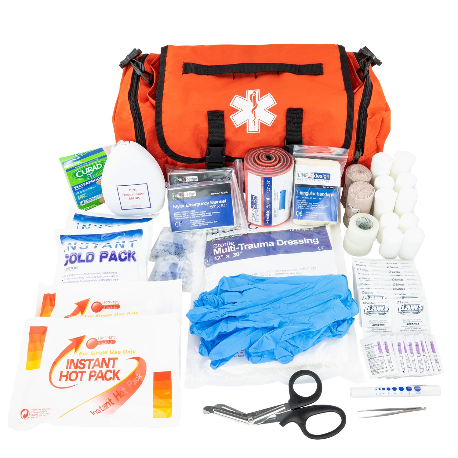 Buy LINE2design Emergency Fire First Responder Kit Fully Stocked EMS