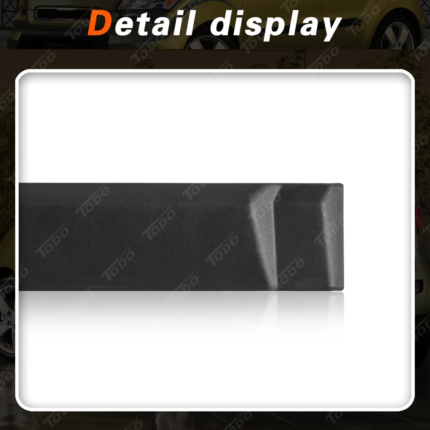 TODO Rear Right Side Door Side Body Guard Molding Trim Compatible with Kia Soul 2010-2013