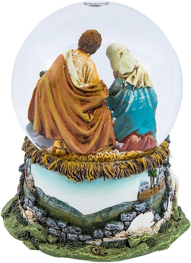 Kurt Adler Holy Family Musical Water Globe, 100mm - Image 2