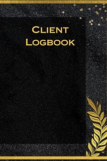 Client Logbook: 6x9 120 page Logbook to track client information