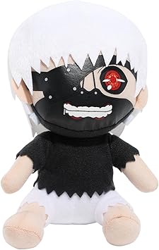 Tokyo Ghoul Kaneki White Hair Plush 7 Amazon Co Uk Toys Games