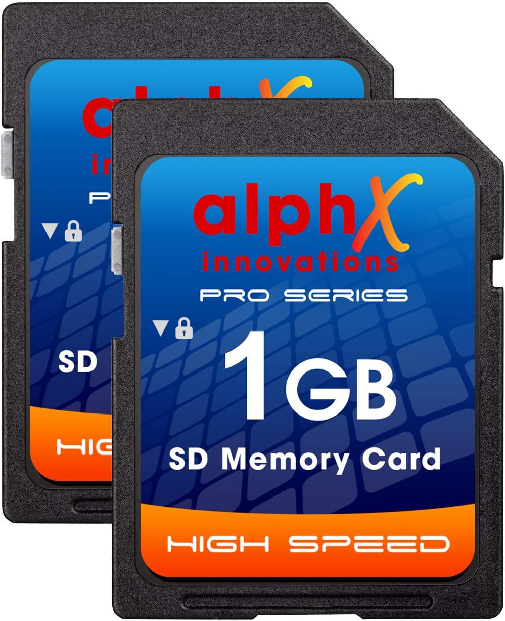 D50 D40 D40X D3300 Digital Camera Memory Card 2X 1GB Secure Digital (SD) Memory Card (1 Twin Pack)