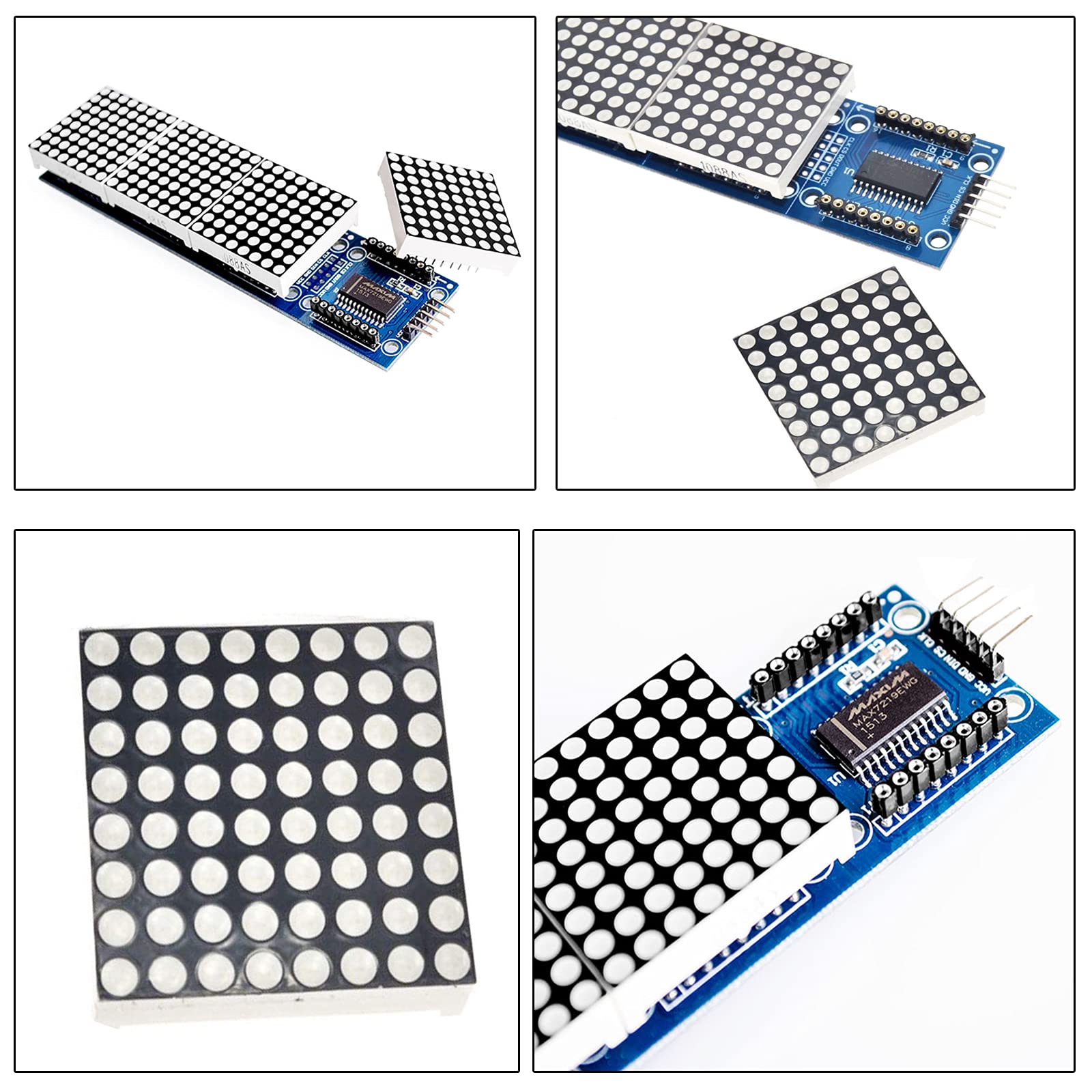 Snapklik.com : ALMOCN 3PCS MAX7219 Dot Matrix Module 32x8 4 In 1 LED ...
